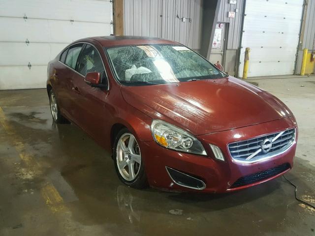 YV1622FSXC2140469 - 2012 VOLVO S60 T5 BURGUNDY photo 1