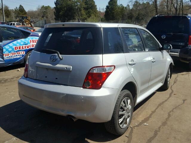 JTKKT624960169454 - 2006 TOYOTA SCION XA SILVER photo 4