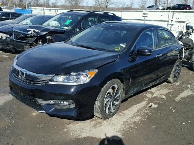 1HGCR2F79HA090940 - 2017 HONDA ACCORD EX BLACK photo 2