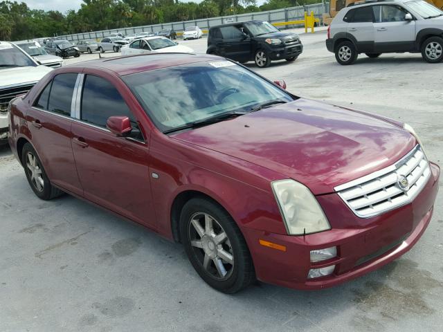 1G6DW677350162625 - 2005 CADILLAC STS RED photo 1