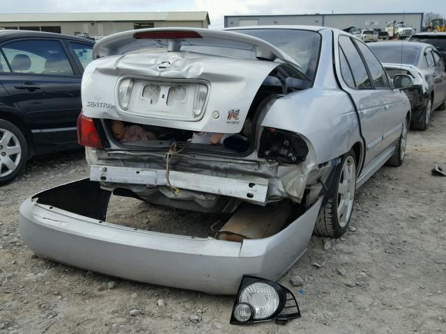 3N1AB51D96L586709 - 2006 NISSAN SENTRA SE- SILVER photo 4