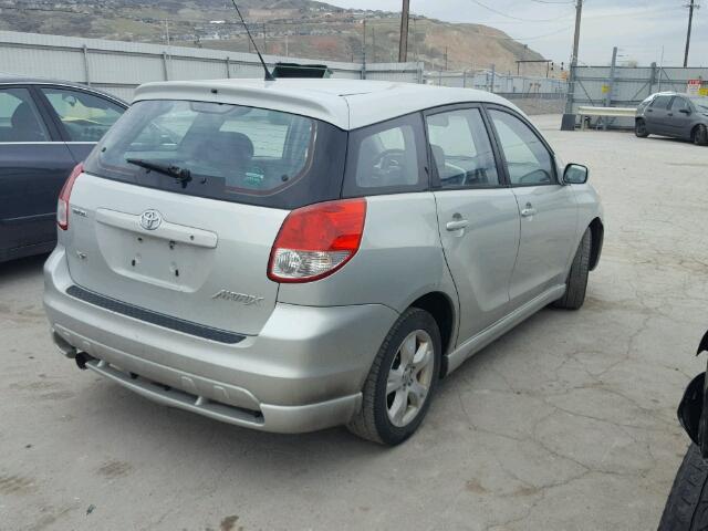 2T1KR32E13C029817 - 2003 TOYOTA MATRIX XR SILVER photo 4
