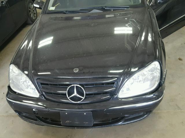 WDBNG84J55A460306 - 2005 MERCEDES-BENZ S 500 4MAT BLACK photo 7