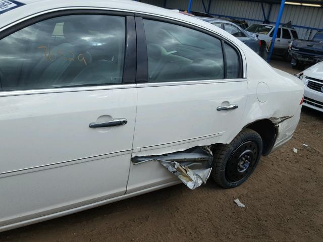 1G4HD57M69U116012 - 2009 BUICK LUCERNE CX WHITE photo 9