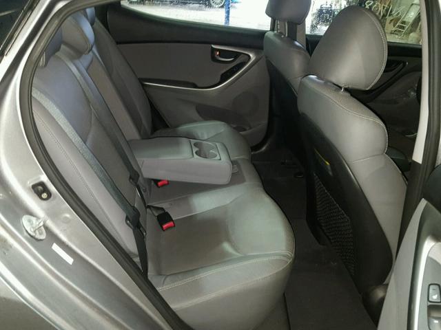 KMHDH4AE6CU199950 - 2012 HYUNDAI ELANTRA GL SILVER photo 6