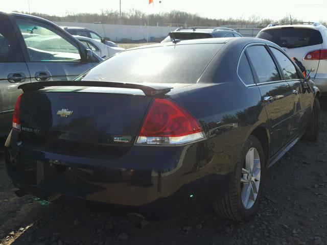 2G1WC5E31C1135488 - 2012 CHEVROLET IMPALA LTZ BLACK photo 4