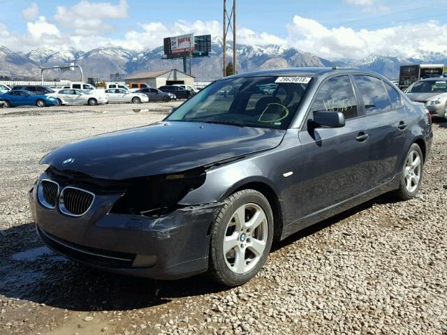 WBANV93568CW55838 - 2008 BMW 535 XI GRAY photo 2