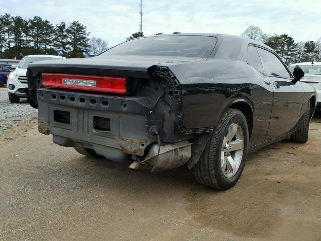 2B3LJ44V79H522870 - 2009 DODGE CHALLENGER BLACK photo 4