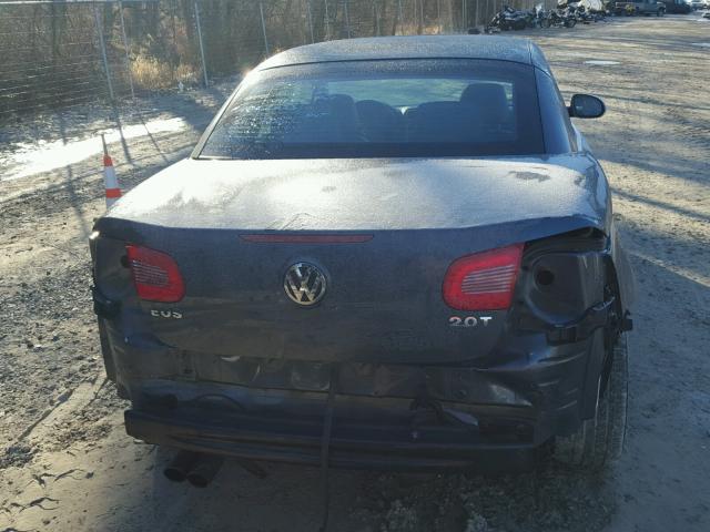 WVWFA71F97V051819 - 2007 VOLKSWAGEN EOS 2.0T L GRAY photo 9