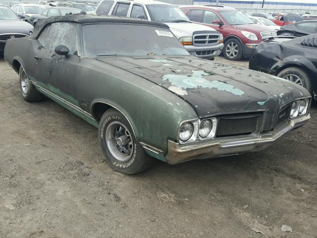 342670M357932 - 1970 OLDSMOBILE CUTLASS GREEN photo 1