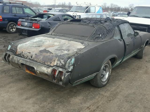 342670M357932 - 1970 OLDSMOBILE CUTLASS GREEN photo 4