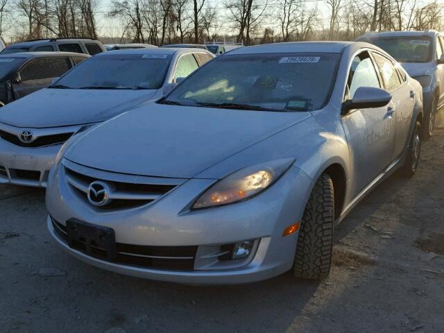 1YVHZ8CH1A5M40946 - 2010 MAZDA 6 I SILVER photo 2