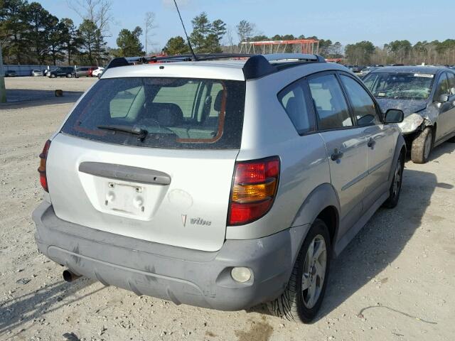 5Y2SL62824Z400309 - 2004 PONTIAC VIBE SILVER photo 4