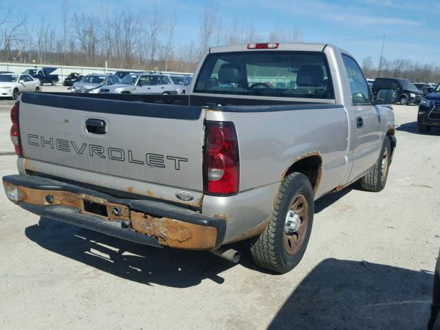 1GCEC14X96Z140787 - 2006 CHEVROLET SILVERADO GRAY photo 4