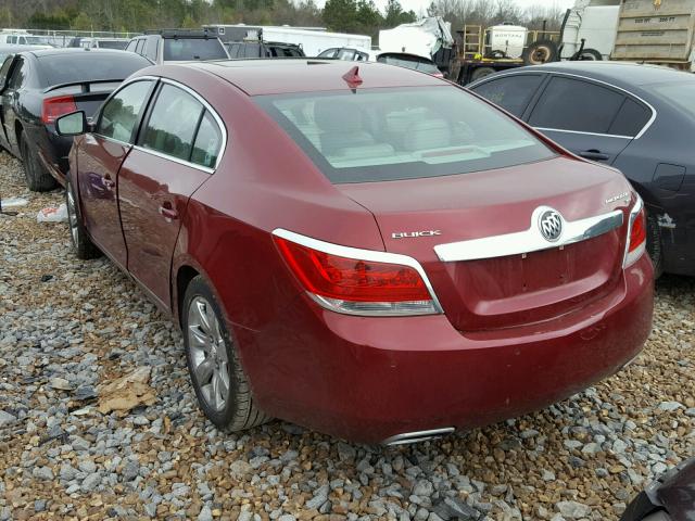 1G4GE5EV2AF325924 - 2010 BUICK LACROSSE C RED photo 3