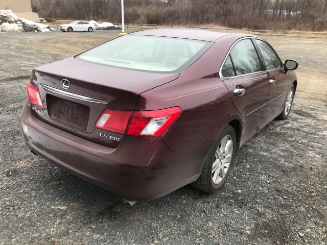 JTHBJ46G882207087 - 2008 LEXUS ES 350 MAROON photo 4