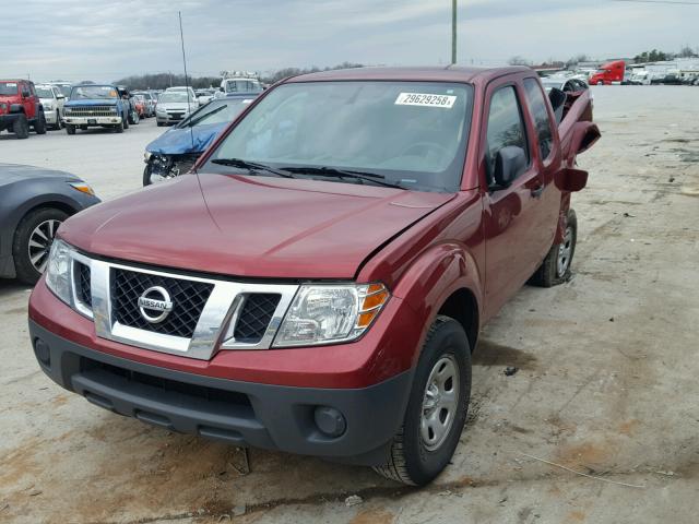 1N6BD0CT1FN723979 - 2015 NISSAN FRONTIER S RED photo 2