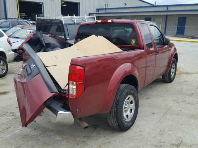 1N6BD0CT1FN723979 - 2015 NISSAN FRONTIER S RED photo 4