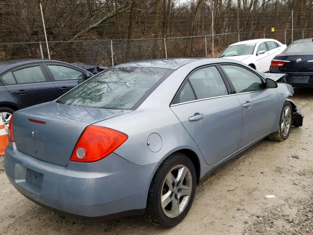 1G2ZG57B694129992 - 2009 PONTIAC G6 BLUE photo 4