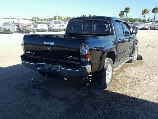 5TEJU62N08Z504449 - 2008 TOYOTA TACOMA DOU BLACK photo 4