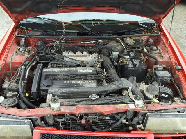 JM1BG2266M0295757 - 1991 MAZDA PROTEGE LX RED photo 7