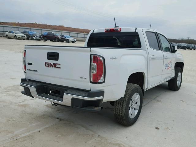 1GTG6CEN6H1189312 - 2017 GMC CANYON SLE WHITE photo 4