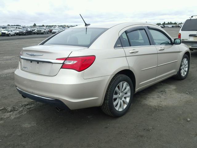 1C3CCBBG9DN659847 - 2013 CHRYSLER 200 TOURIN BEIGE photo 4