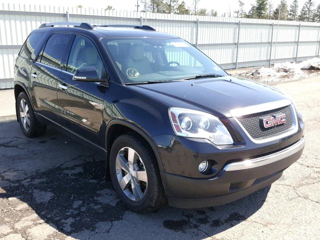 1GKKVRED4CJ178085 - 2012 GMC ACADIA SLT BLACK photo 1