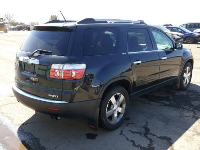 1GKKVRED4CJ178085 - 2012 GMC ACADIA SLT BLACK photo 4