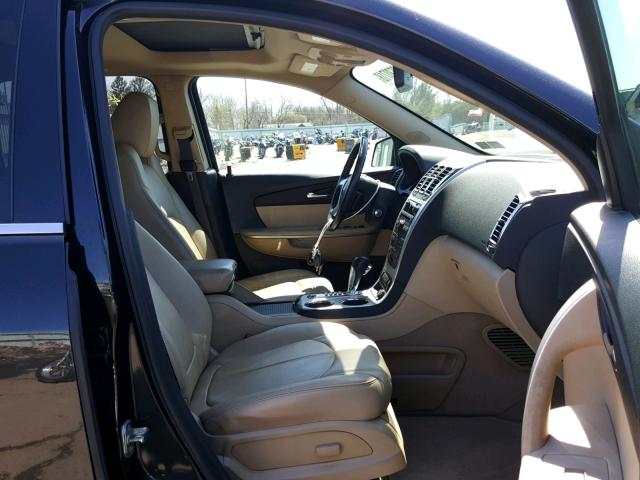 1GKKVRED4CJ178085 - 2012 GMC ACADIA SLT BLACK photo 5