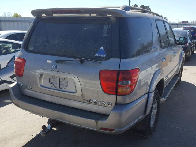 5TDBT48A01S016525 - 2001 TOYOTA SEQUOIA LI SILVER photo 4