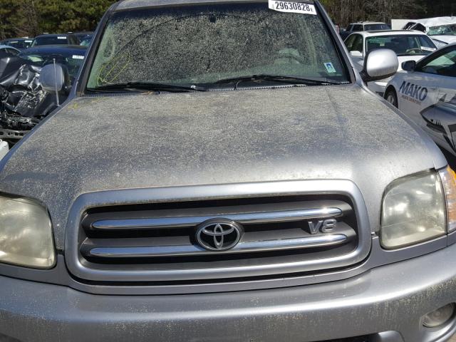 5TDBT48A01S016525 - 2001 TOYOTA SEQUOIA LI SILVER photo 9