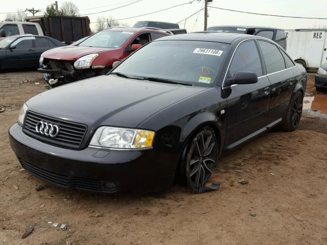 WAULD64B92N139806 - 2002 AUDI A6 2.7T QU BLACK photo 2