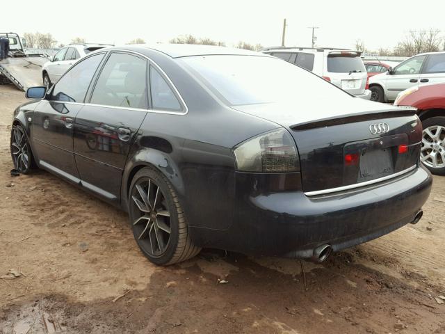 WAULD64B92N139806 - 2002 AUDI A6 2.7T QU BLACK photo 3