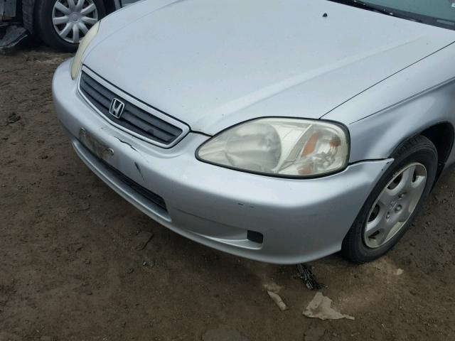 1HGEJ864XXL014400 - 1999 HONDA CIVIC EX 银色 照片 9