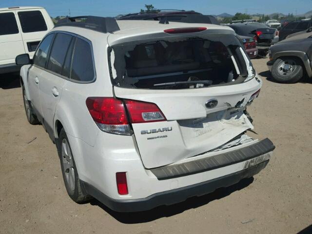 4S4BRDKC7C2233231 - 2012 SUBARU OUTBACK 3. WHITE photo 3