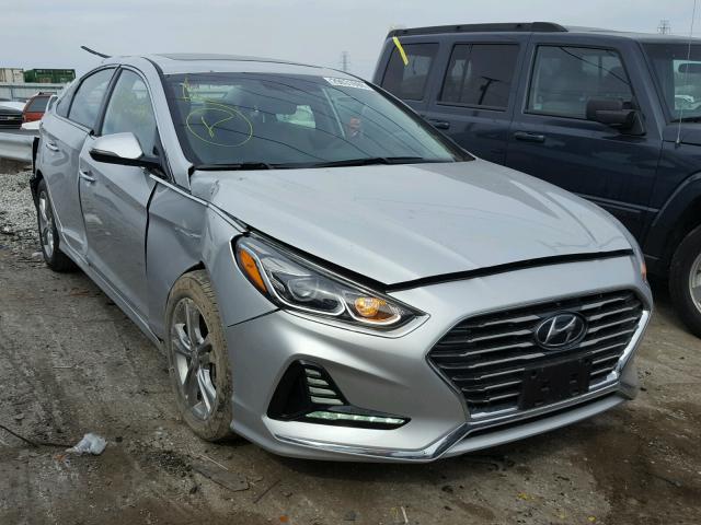 5NPE34AFXJH650188 - 2018 HYUNDAI SONATA SPO SILVER photo 1