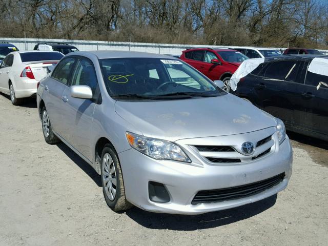 2T1BU4EEXCC901170 - 2012 TOYOTA COROLLA BA SILVER photo 1