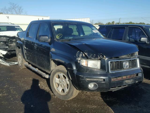 2HJYK16217H516431 - 2007 HONDA RIDGELINE BLACK photo 1