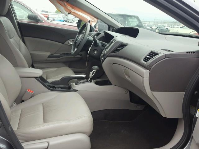 19XFB2F97CE019761 - 2012 HONDA CIVIC EXL GRAY photo 5