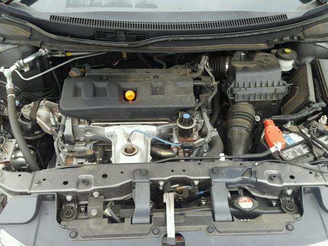 19XFB2F97CE019761 - 2012 HONDA CIVIC EXL GRAY photo 7