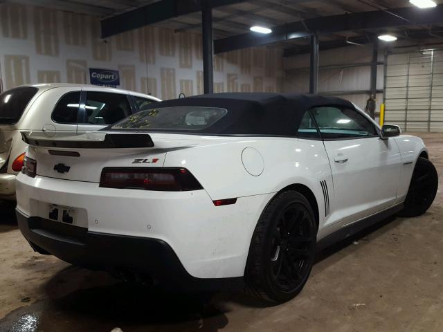 2G1FM3DP5F9801618 - 2015 CHEVROLET CAMARO ZL1 白色 照片 4