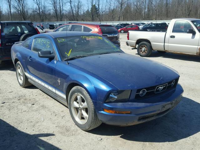 1ZVHT80N685124936 - 2008 FORD MUSTANG BLUE photo 1