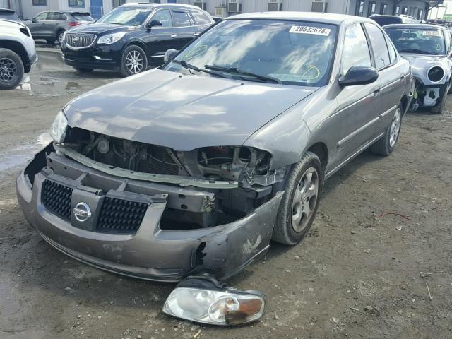 3N1CB51D34L486661 - 2004 NISSAN SENTRA 1.8 GRAY photo 2