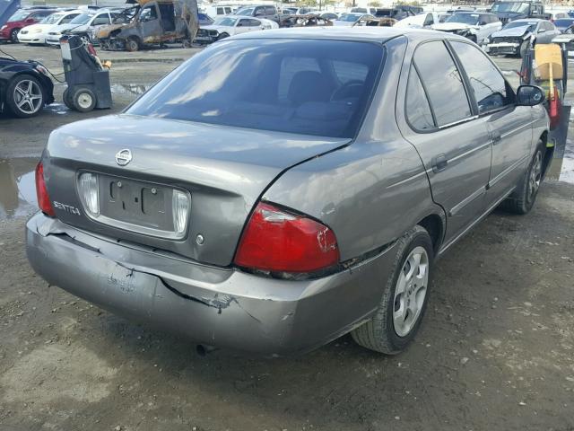 3N1CB51D34L486661 - 2004 NISSAN SENTRA 1.8 GRAY photo 4