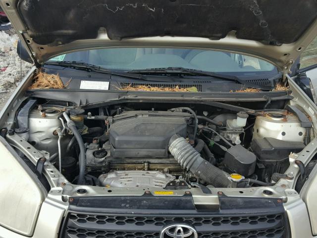 JTEHH20V620174527 - 2002 TOYOTA RAV4 GOLD photo 7