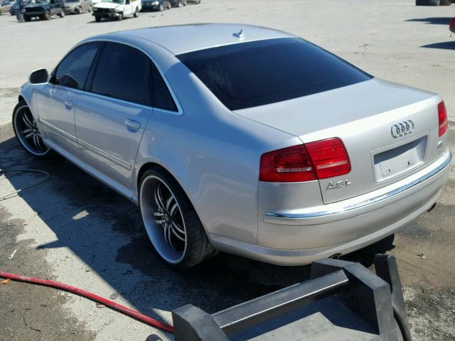 WAUMV94E28N012451 - 2008 AUDI A8 L QUATT SILVER photo 3