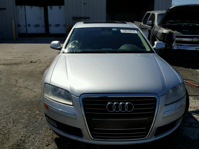 WAUMV94E28N012451 - 2008 AUDI A8 L QUATT SILVER photo 9