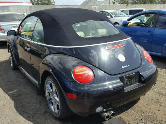 3VWCD31Y25M309039 - 2005 VOLKSWAGEN NEW BEETLE 黑色 照片 3