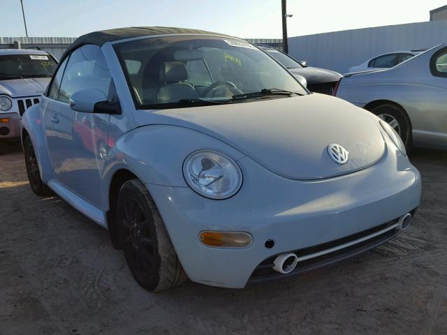 3VWCM31Y25M370133 - 2005 VOLKSWAGEN NEW BEETLE 蓝色 照片 1
